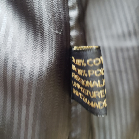 Adolpho Mens 44R Black Cotton Corduroy Sportcoat - Picture 5 of 8